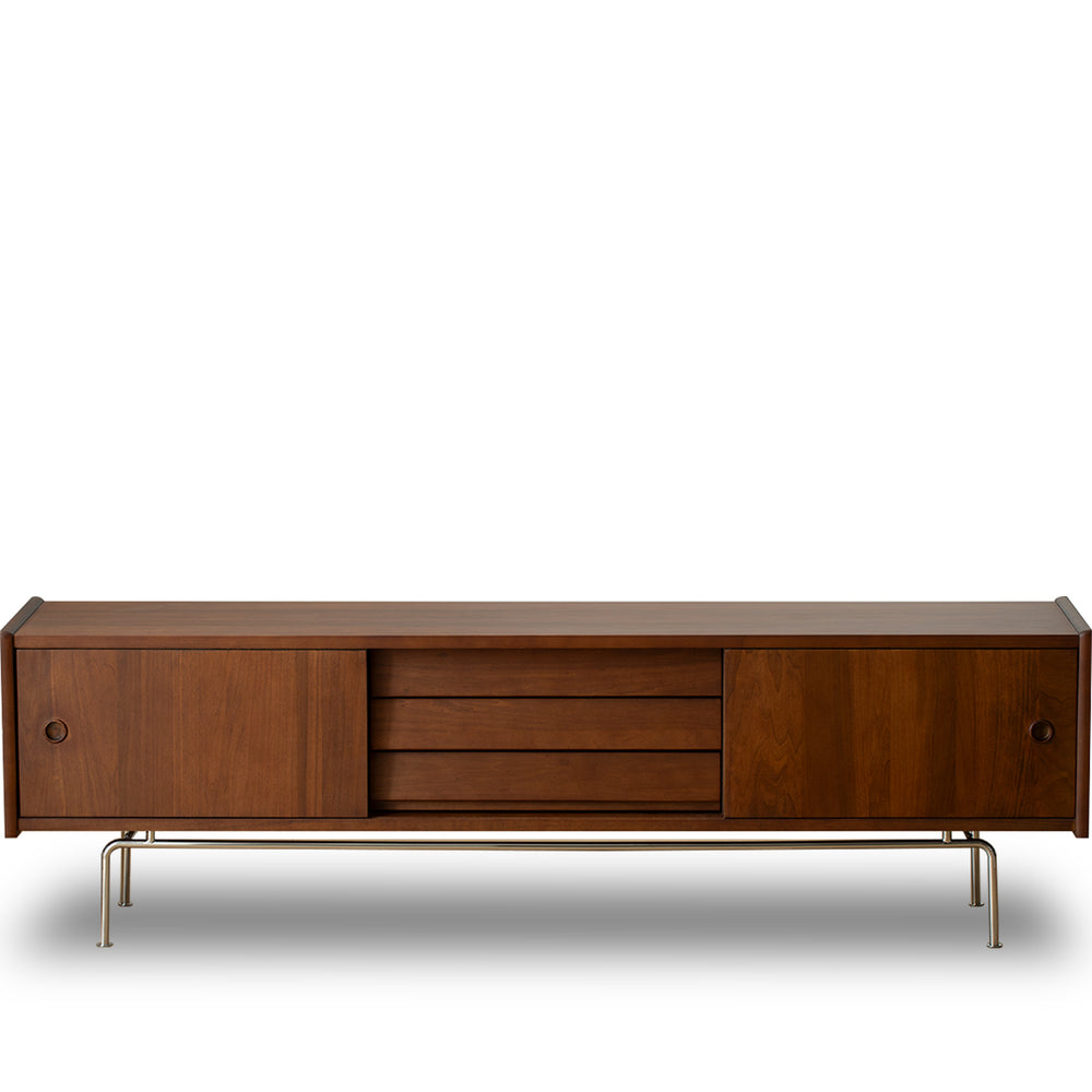 Vintage boxwood tv console silver salt in white background.