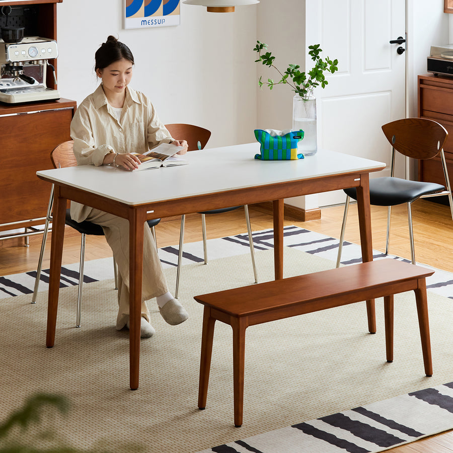 Vintage sintered stone dining table mies size charts.